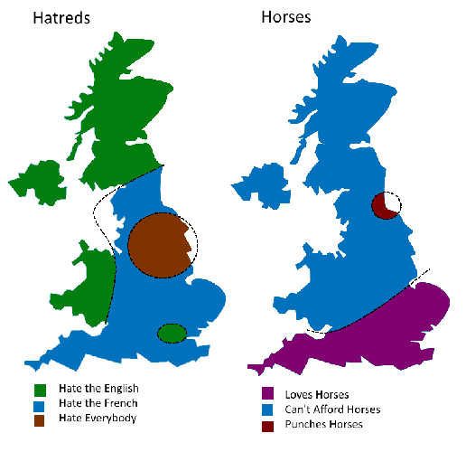 12 Fun Maps That Show Ways Britain’s Divided Other Than on Brexit