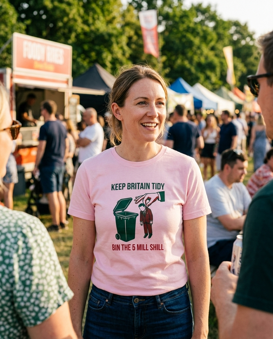 Bin the 5 Mill Shill t-shirt lifestyle