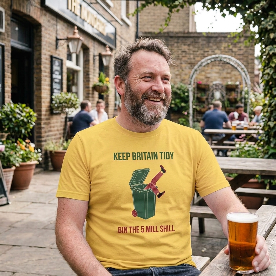 The 5 Mill Shill Binned t-shirt