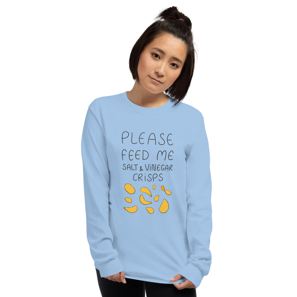 Feed me Crisps Long Sleeve Shirt