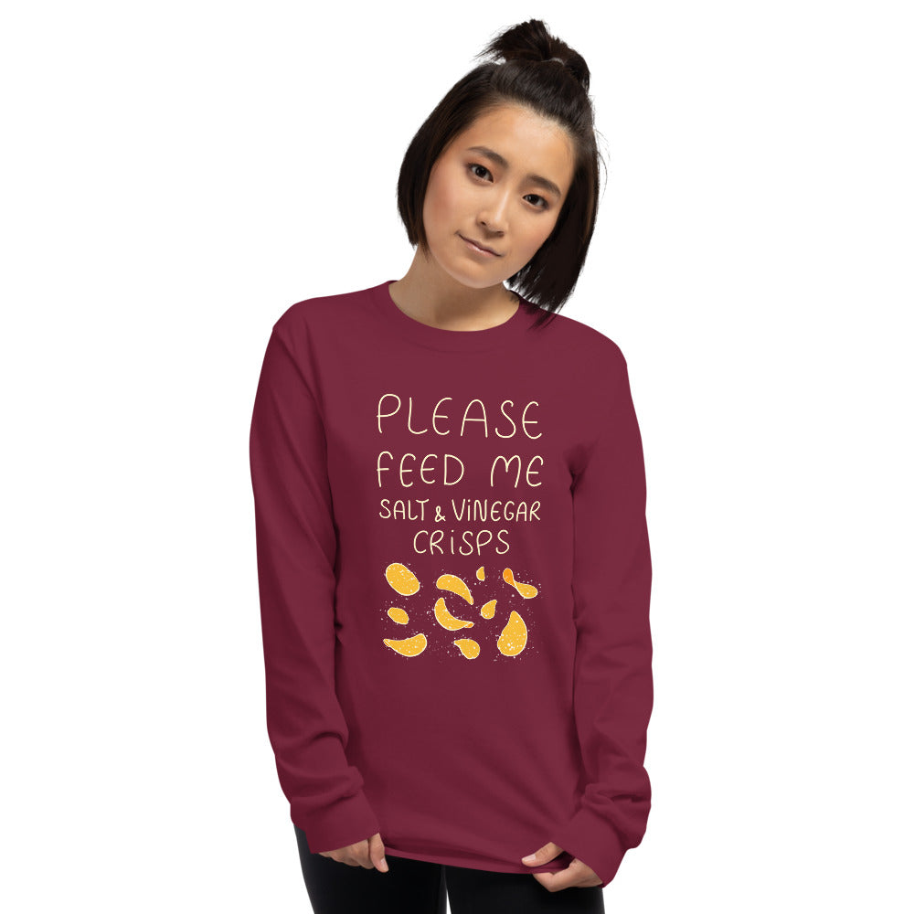 Feed me Crisps Long Sleeve Shirt