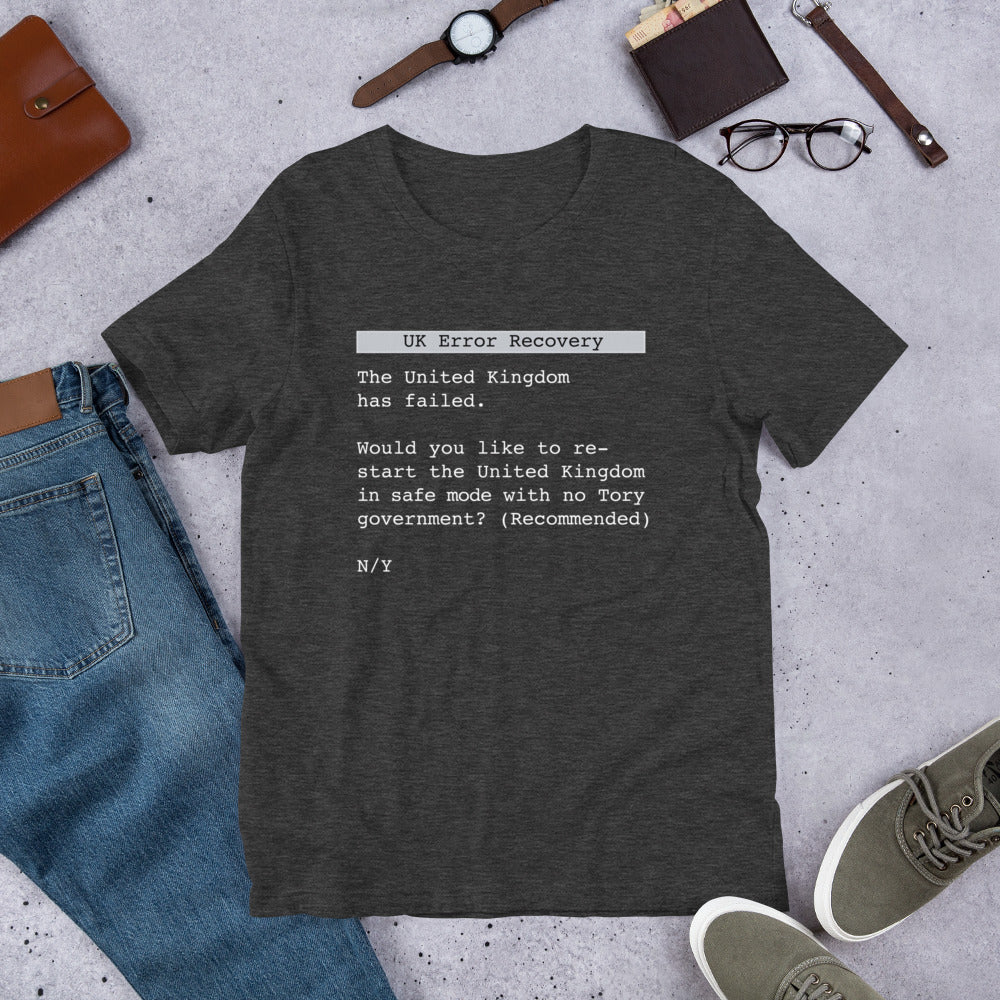 UK Error Recovery Unisex T-Shirt