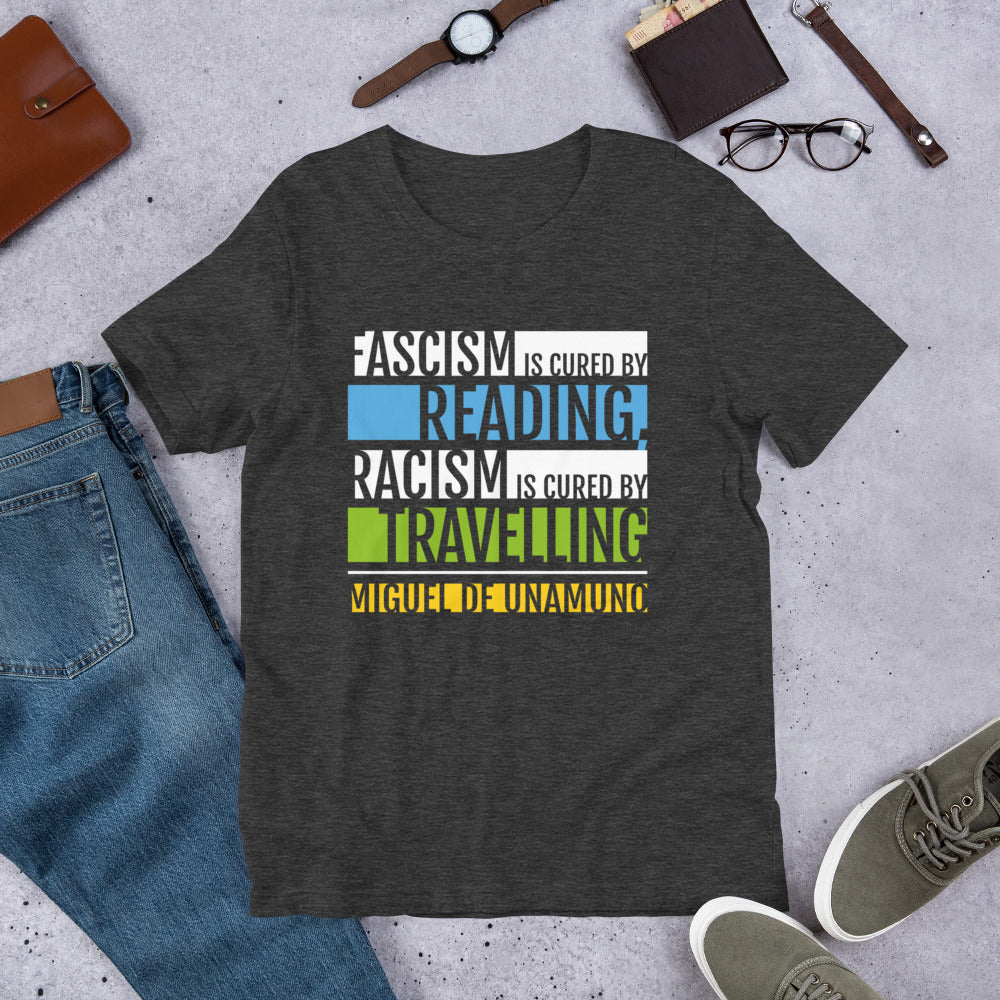 Fascism is Cured by Reading Unisex T-Shirt