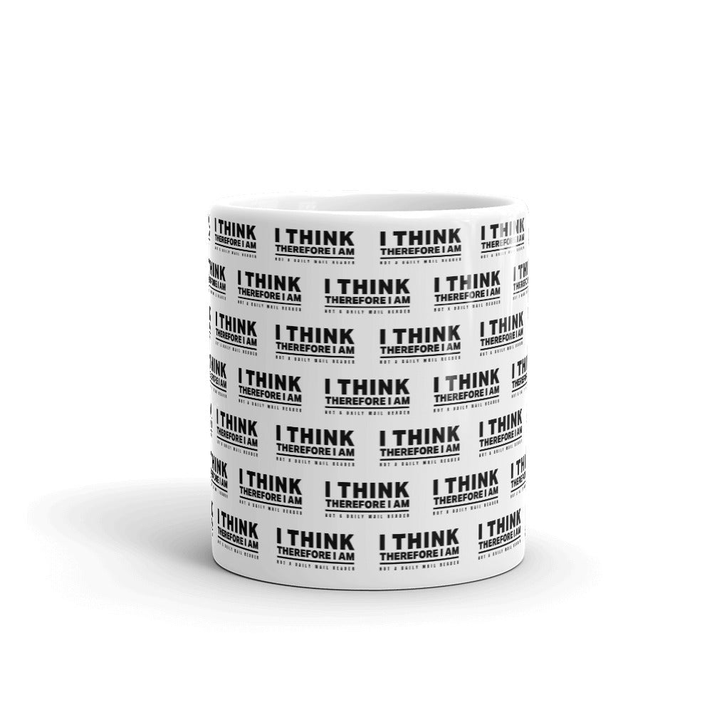 Not a Daily Mail Reader mug, showing the printed design