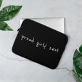 Proud Girly Swot Laptop Sleeve