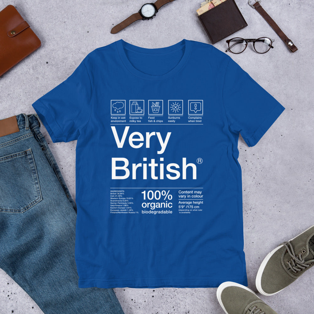 British Care Instructions Unisex T-Shirt