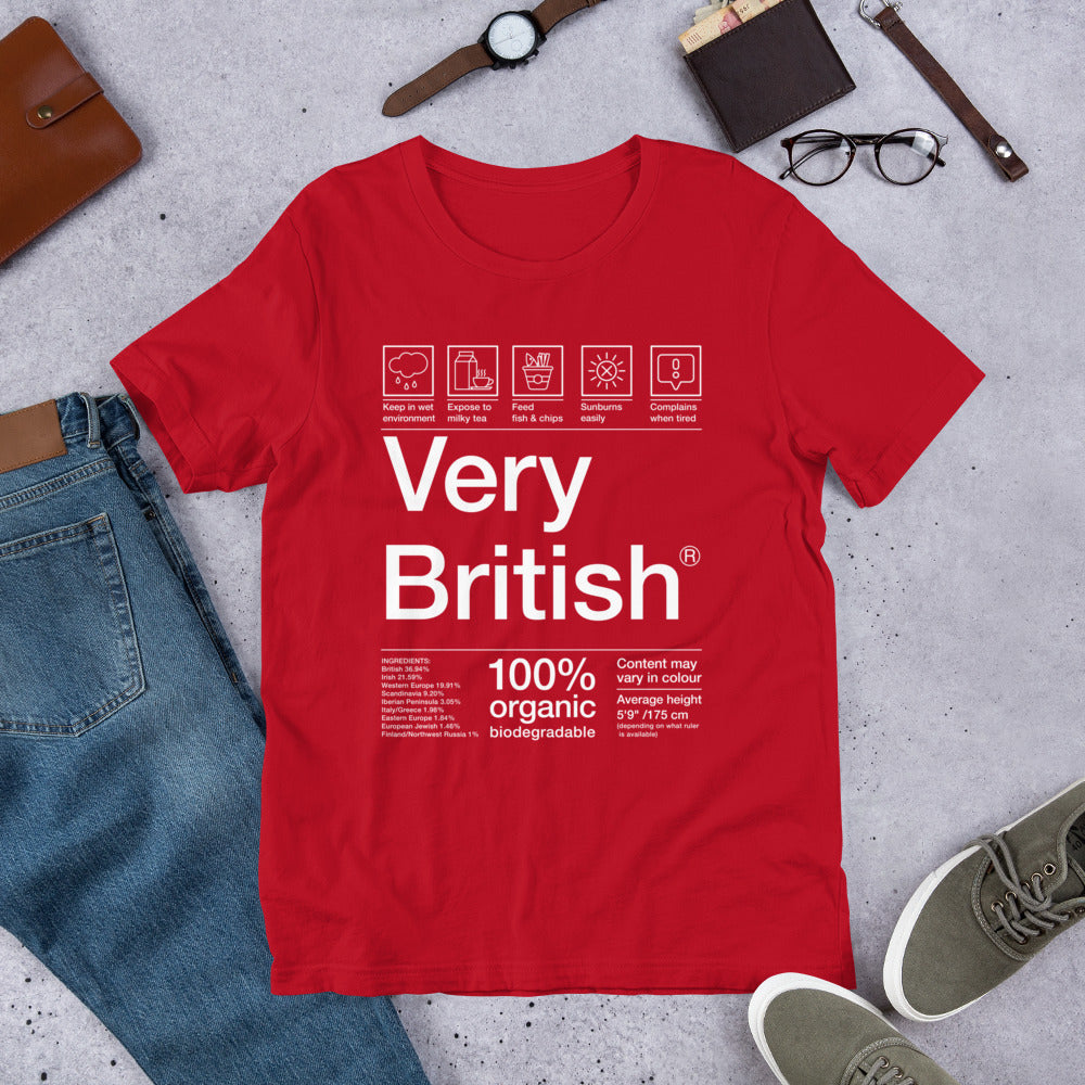 British Care Instructions Unisex T-Shirt