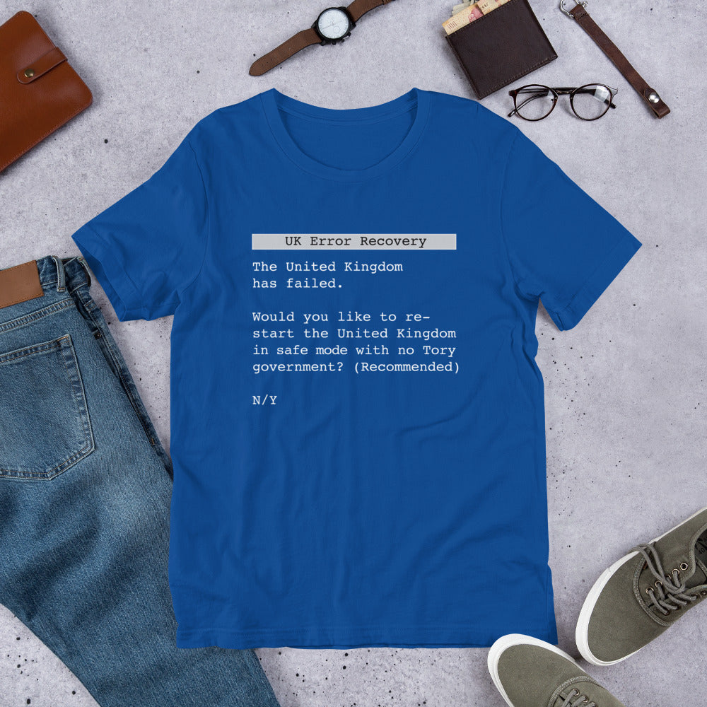 UK Error Recovery Unisex T-Shirt