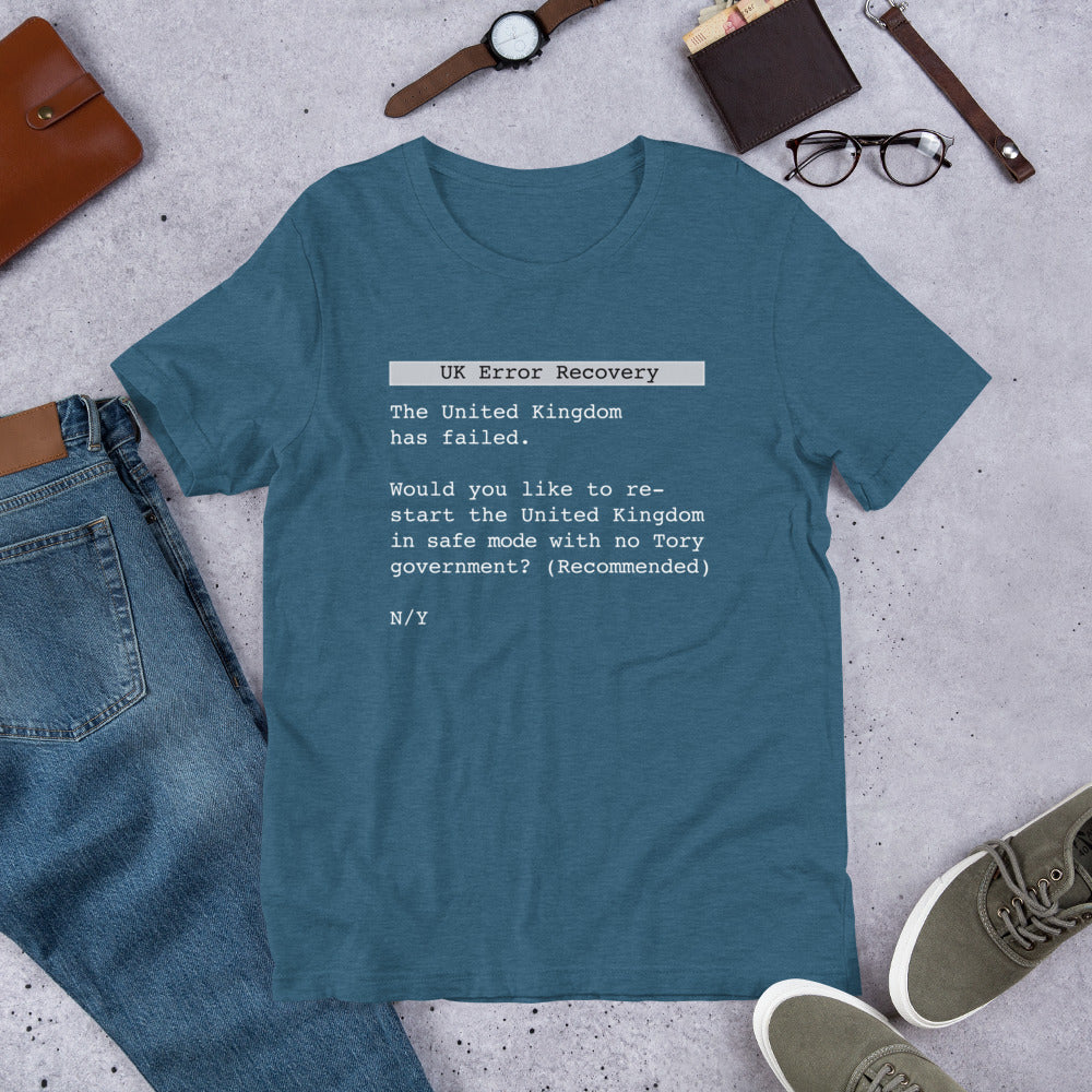 UK Error Recovery Unisex T-Shirt
