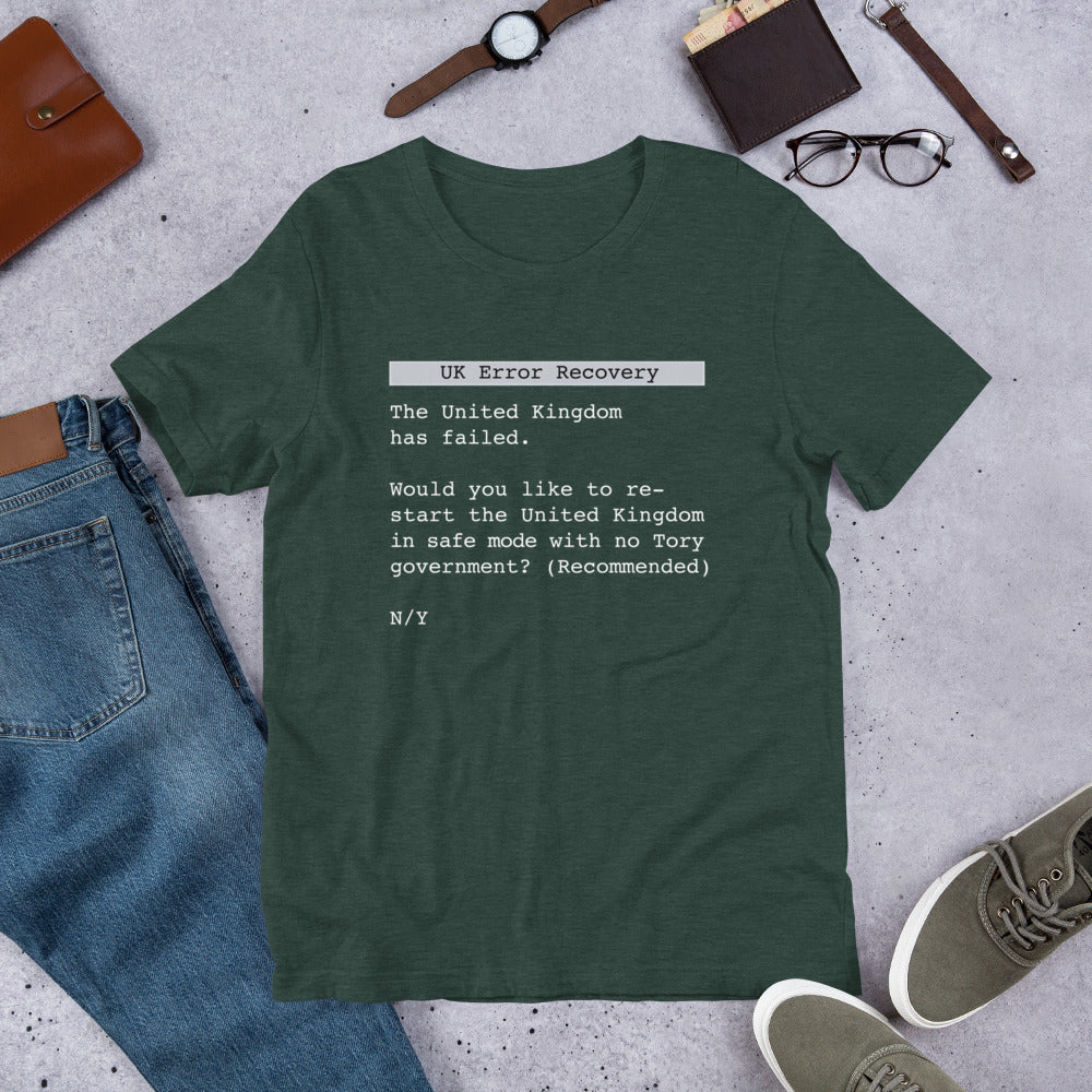 UK Error Recovery Unisex T-Shirt