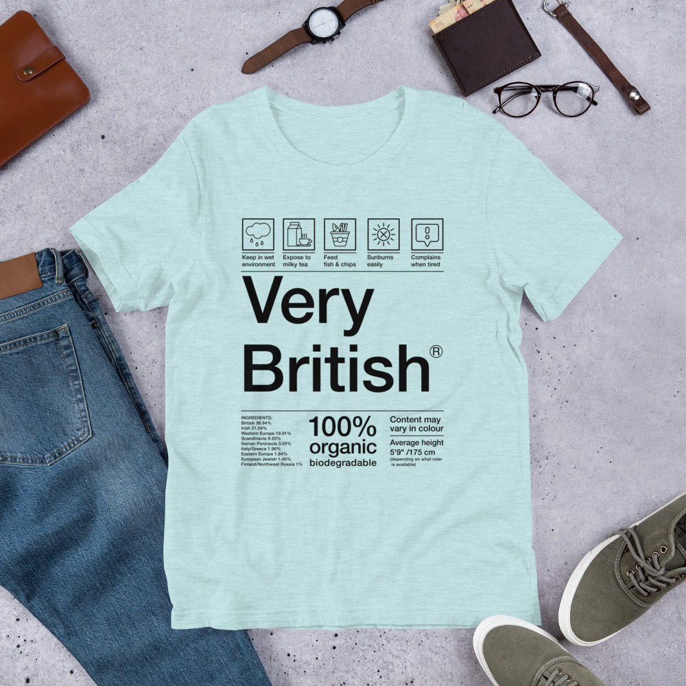 British Care Instructions Unisex T-Shirt