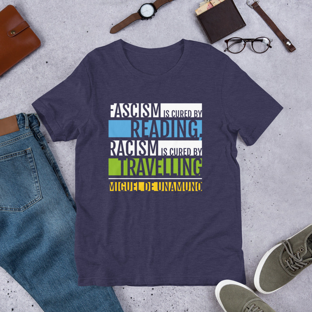 Fascism is Cured by Reading Unisex T-Shirt