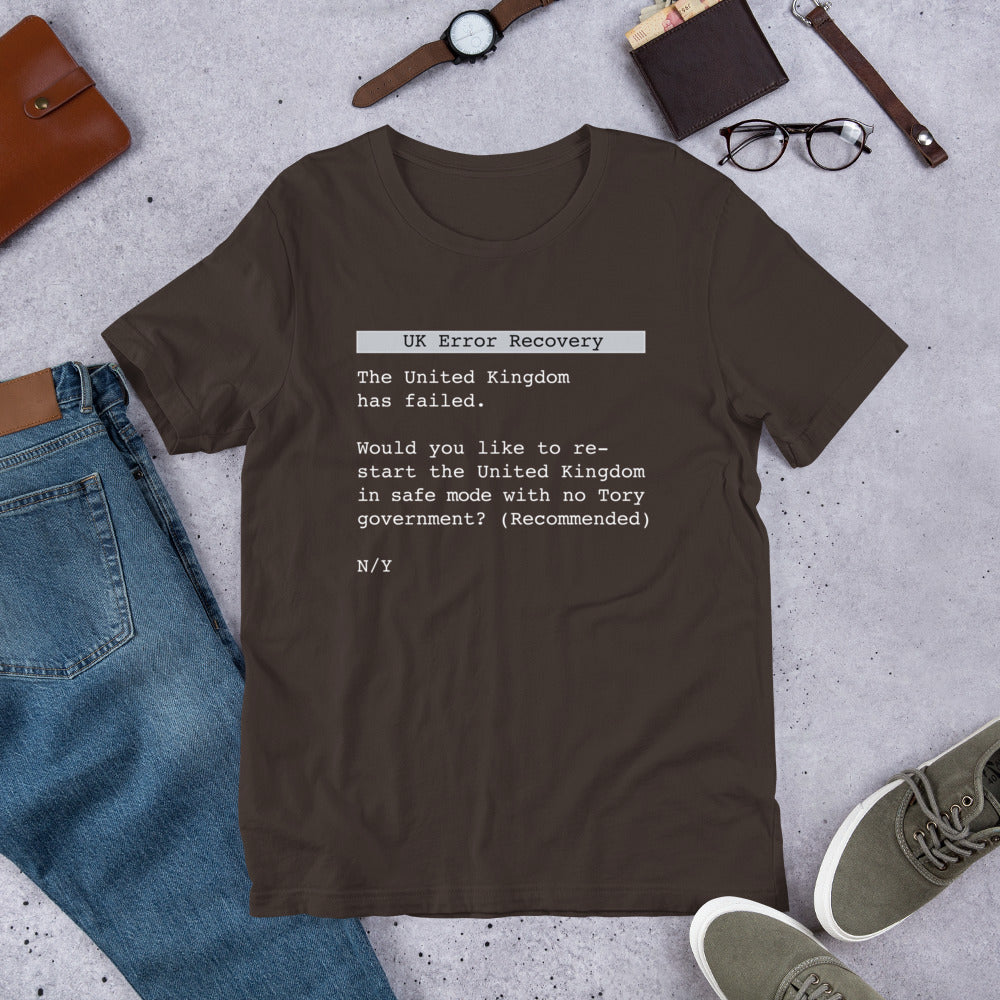 UK Error Recovery Unisex T-Shirt