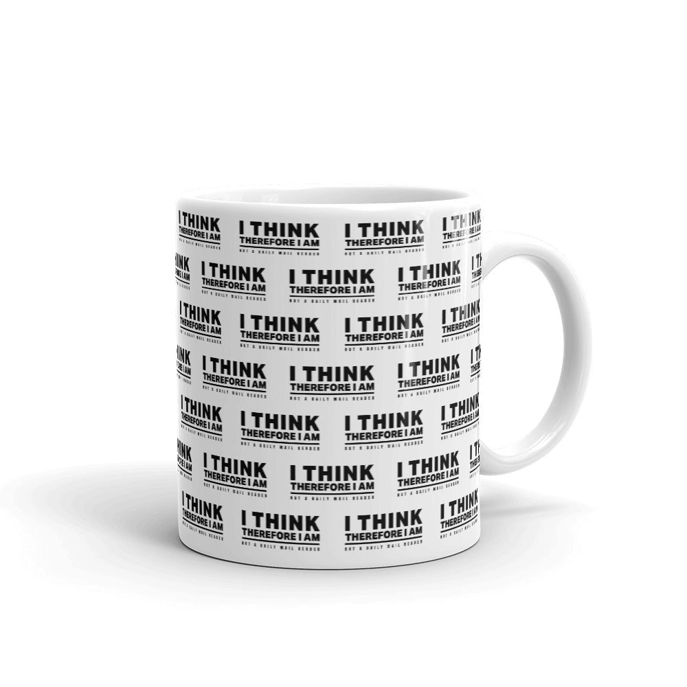 Not a Daily Mail Reader mug, showing the printed design