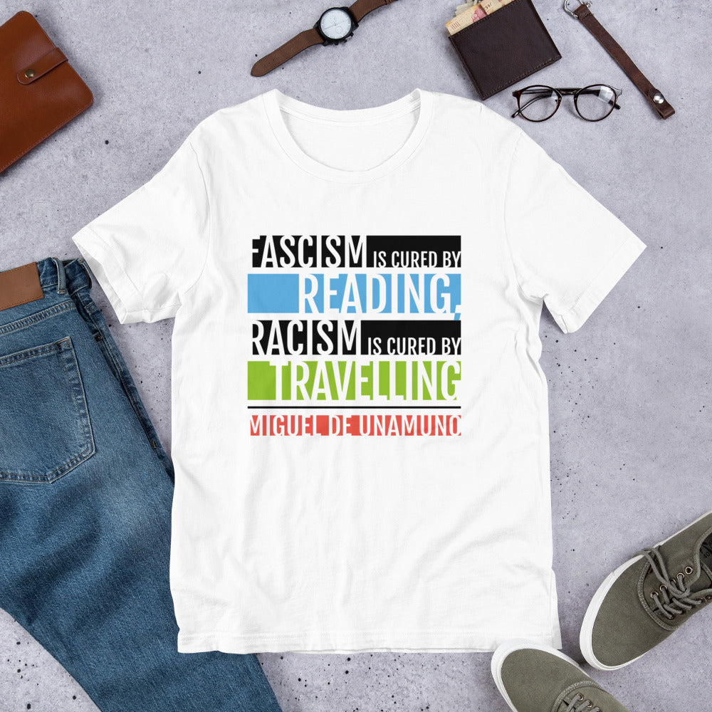 Fascism is Cured by Reading Unisex T-Shirt