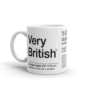British Care Instructions Mug