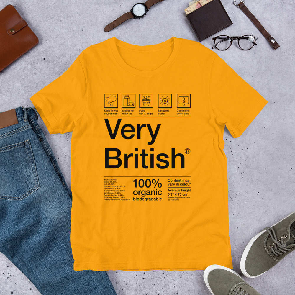 British Care Instructions Unisex T-Shirt