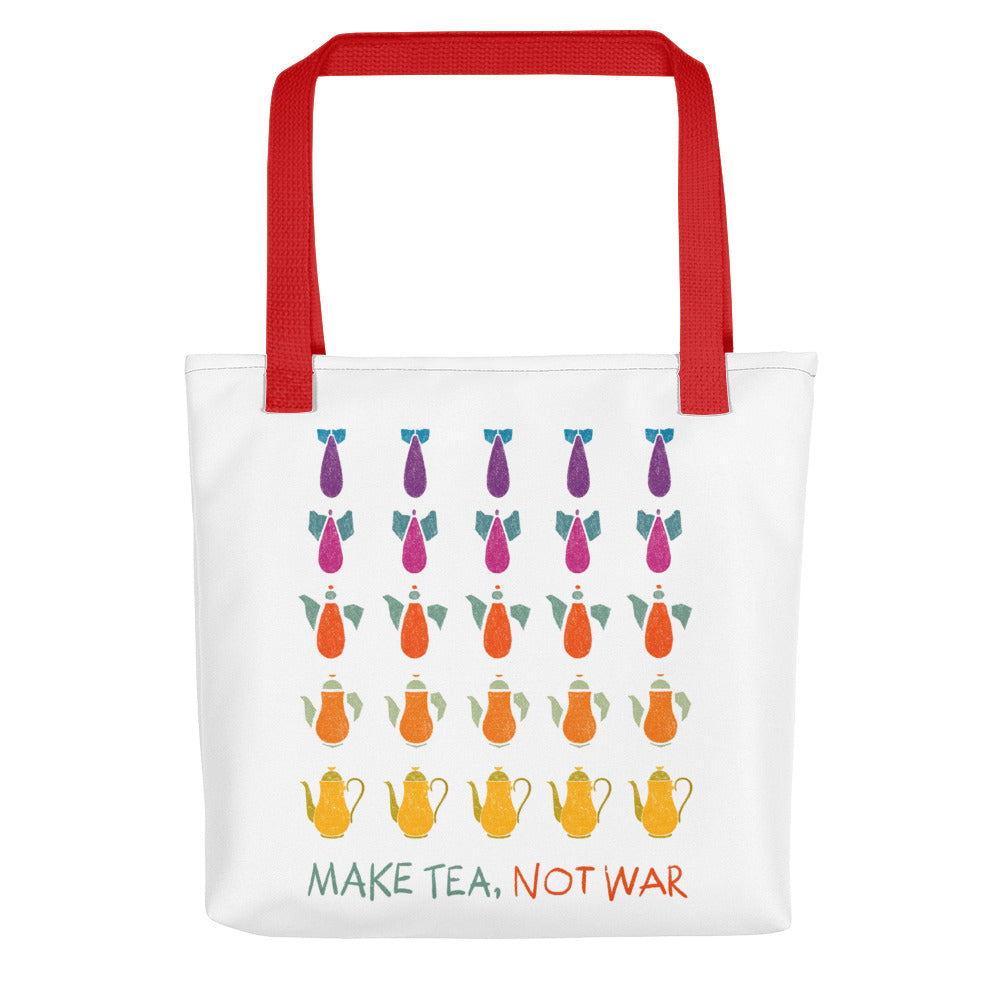 Make Tea Not War Tote bag