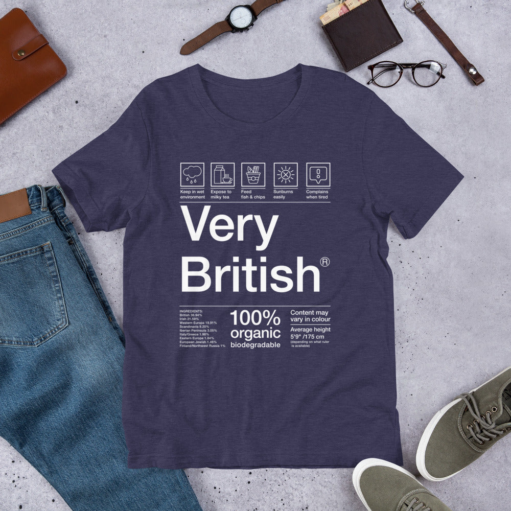 British Care Instructions Unisex T-Shirt