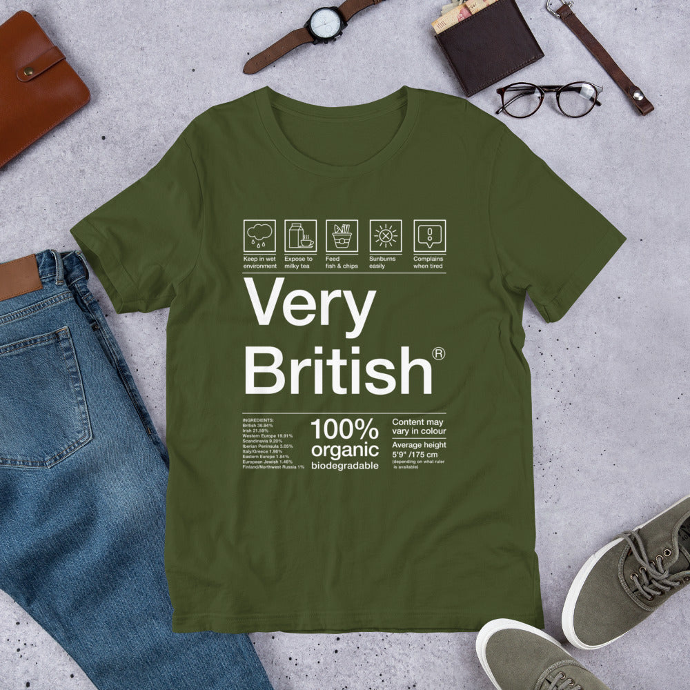 British Care Instructions Unisex T-Shirt