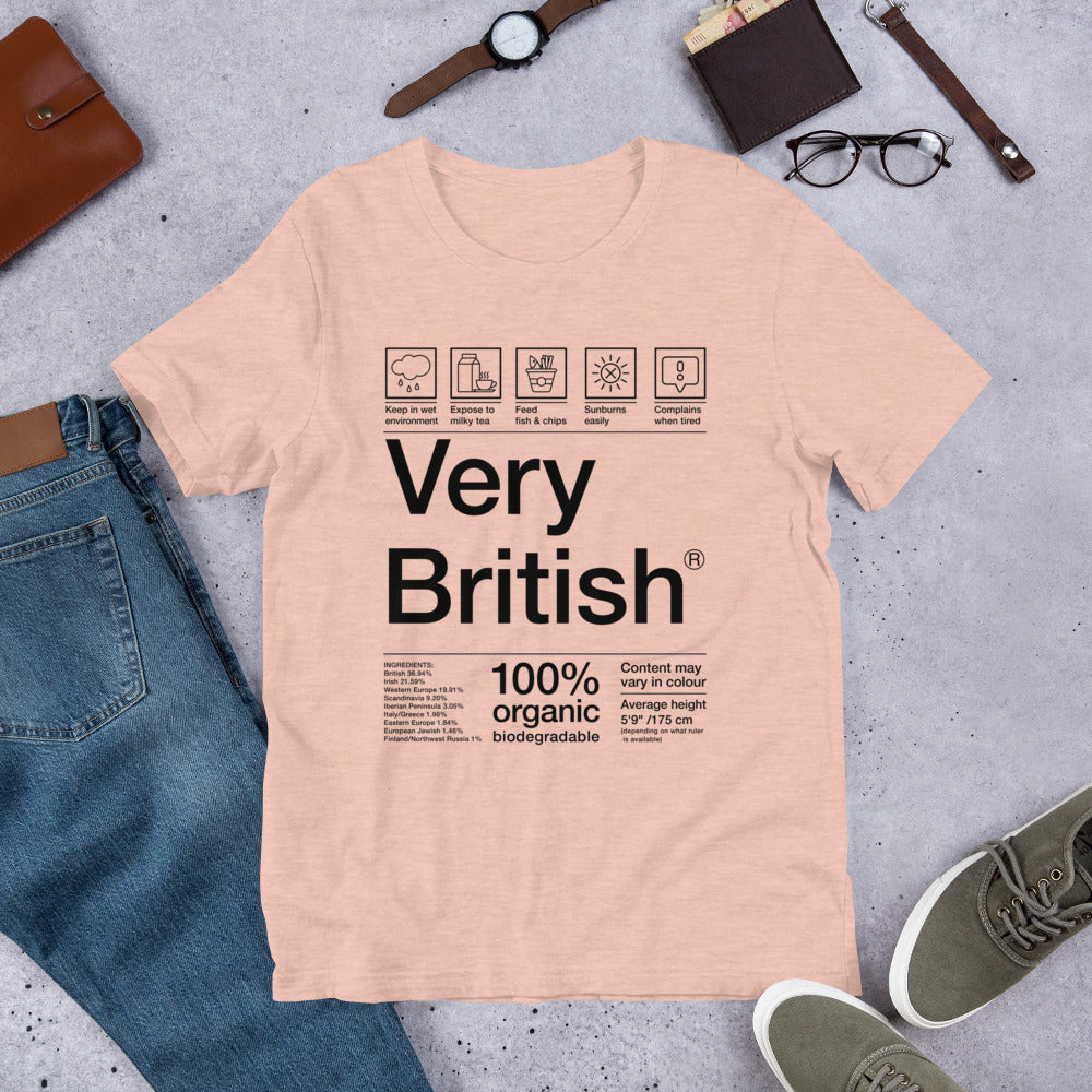 British Care Instructions Unisex T-Shirt