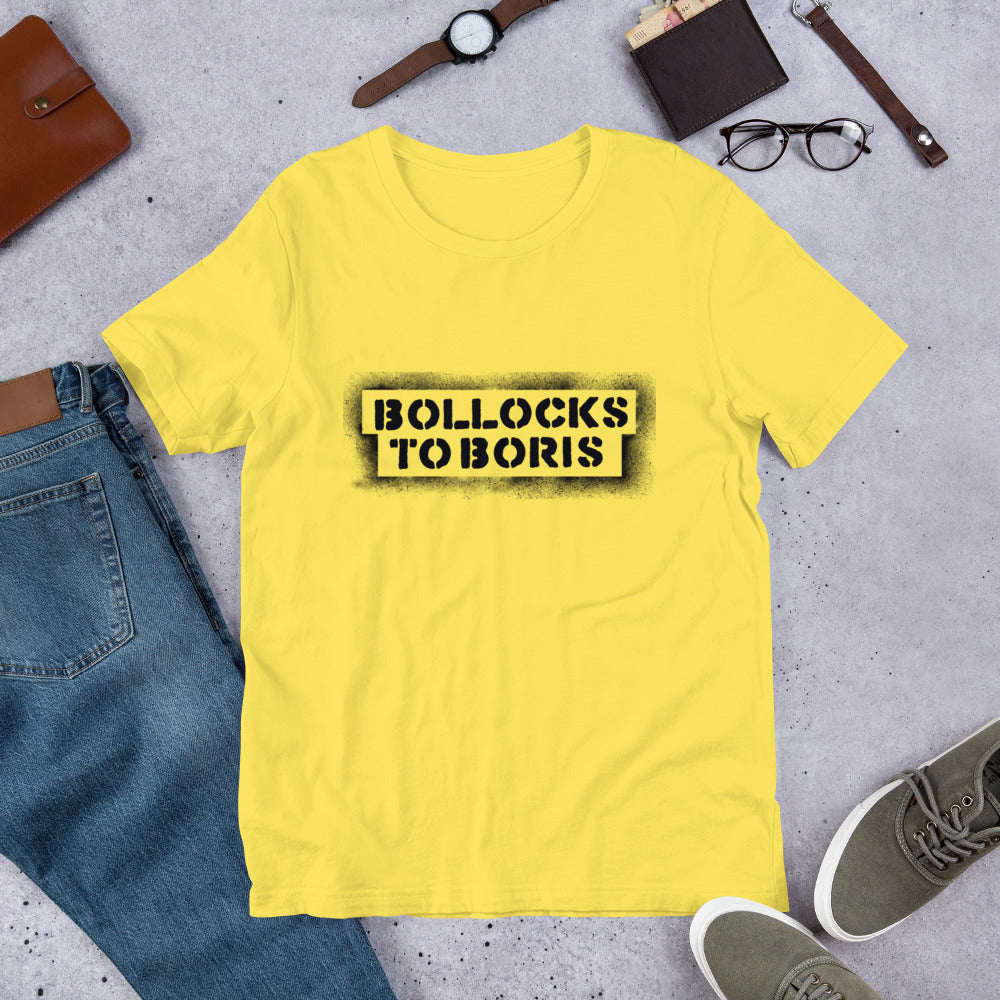 Bollocks to Boris Unisex T-Shirt