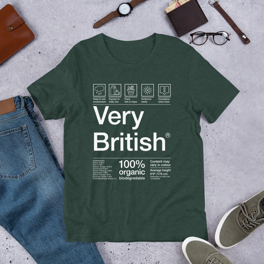 British Care Instructions Unisex T-Shirt