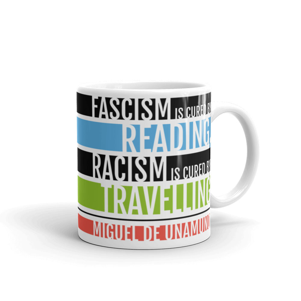 Fascism is Cured by Reading Mug
