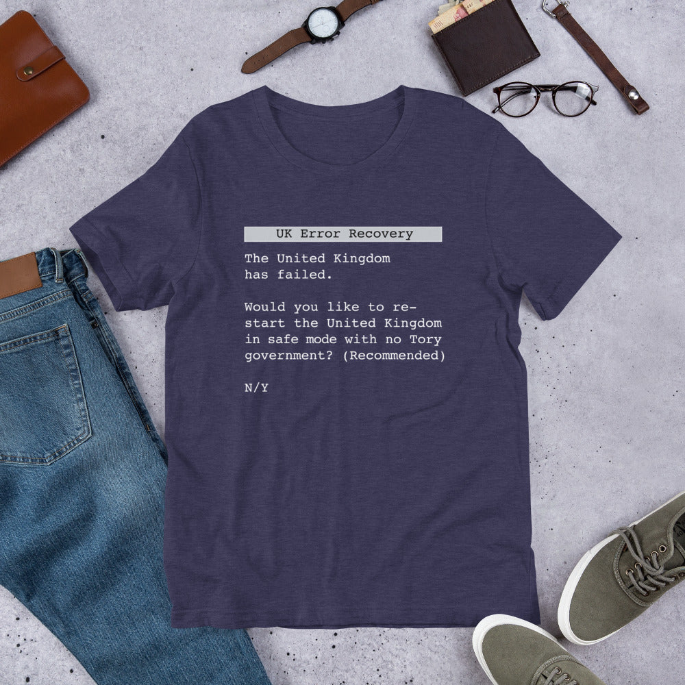 UK Error Recovery Unisex T-Shirt