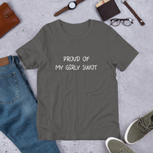 Load image into Gallery viewer, Proud of My Girly Swot Unisex T-Shirt
