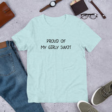 Load image into Gallery viewer, Proud of My Girly Swot Unisex T-Shirt
