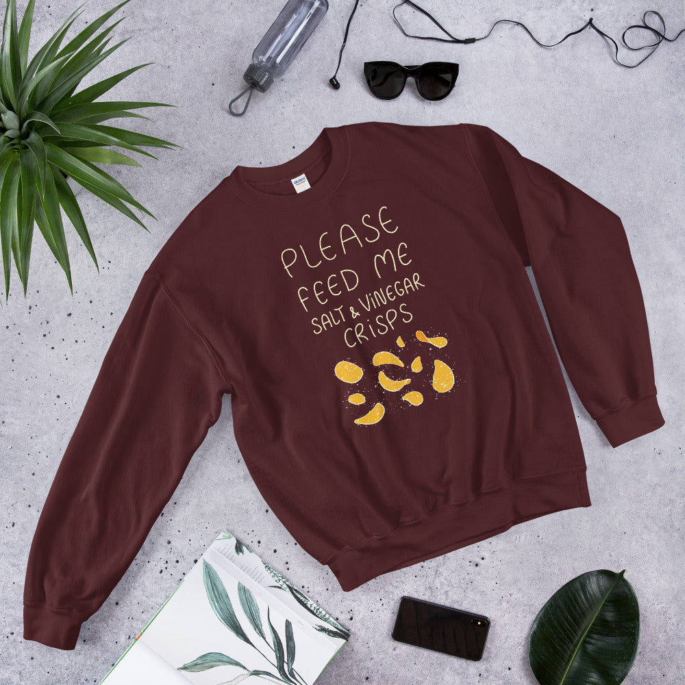 Feed me Crisps Unisex Sweatshirt
