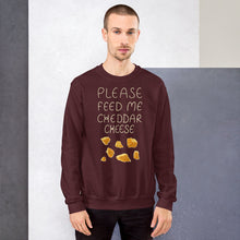 Load image into Gallery viewer, Feed me Cheddar Unisex Sweatshirt
