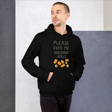 Load image into Gallery viewer, Feed me Sausage Rolls Unisex Hoodie
