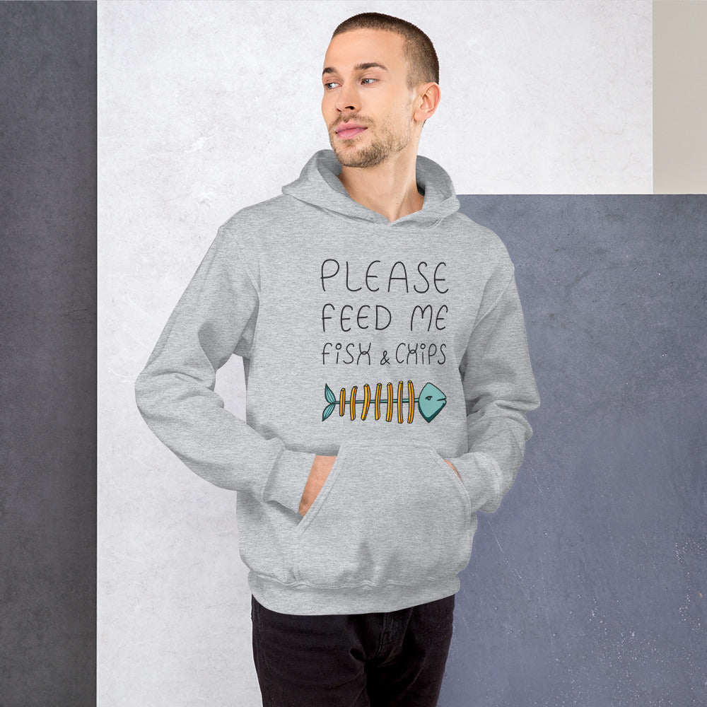 Feed me Fish & Chips Unisex Hoodie