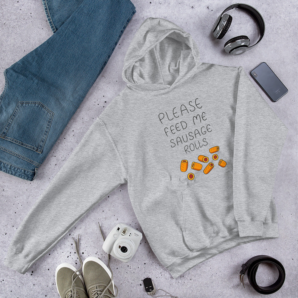 Feed me Sausage Rolls Unisex Hoodie
