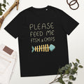Feed me Fish & Chips Unisex organic cotton t-shirt