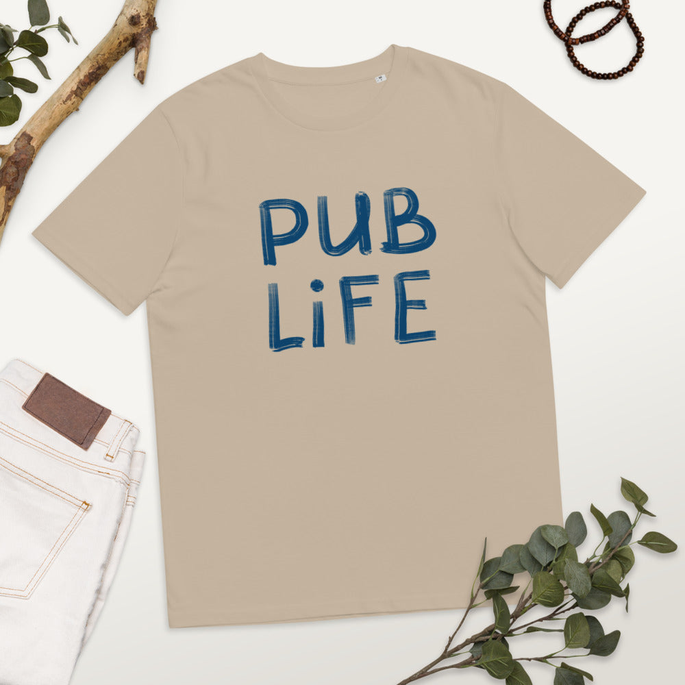 Pub Life Unisex organic cotton t-shirt