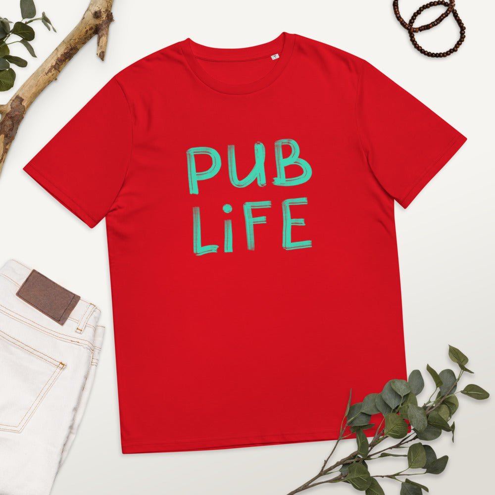 Pub Life Unisex organic cotton t-shirt