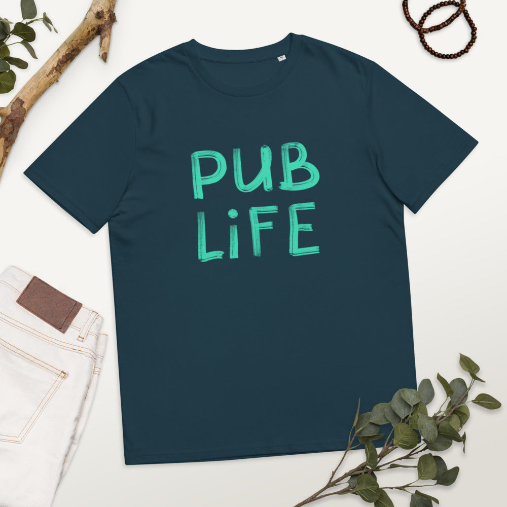 Pub Life Unisex organic cotton t-shirt