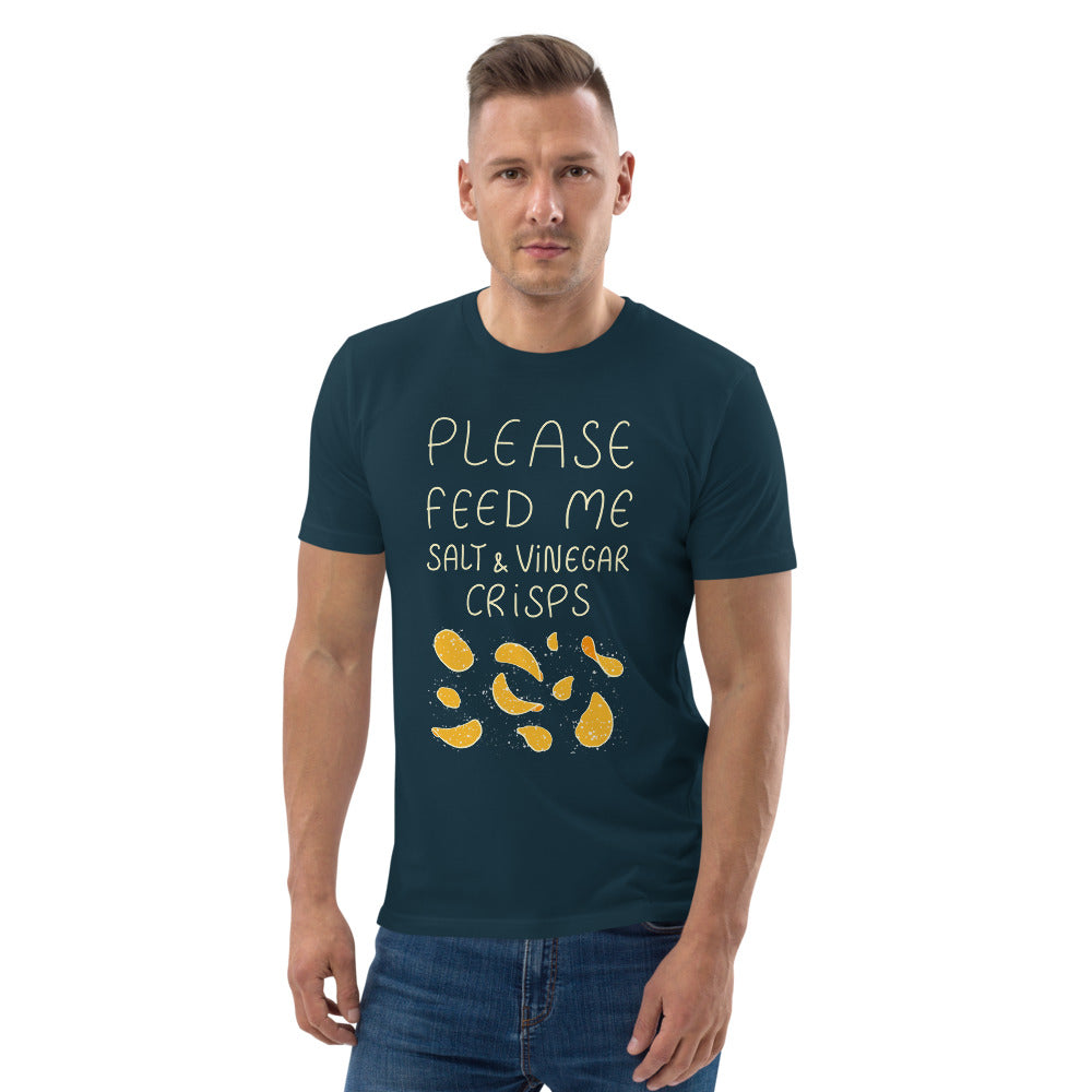 Feed me Crisps organic cotton t-shirt