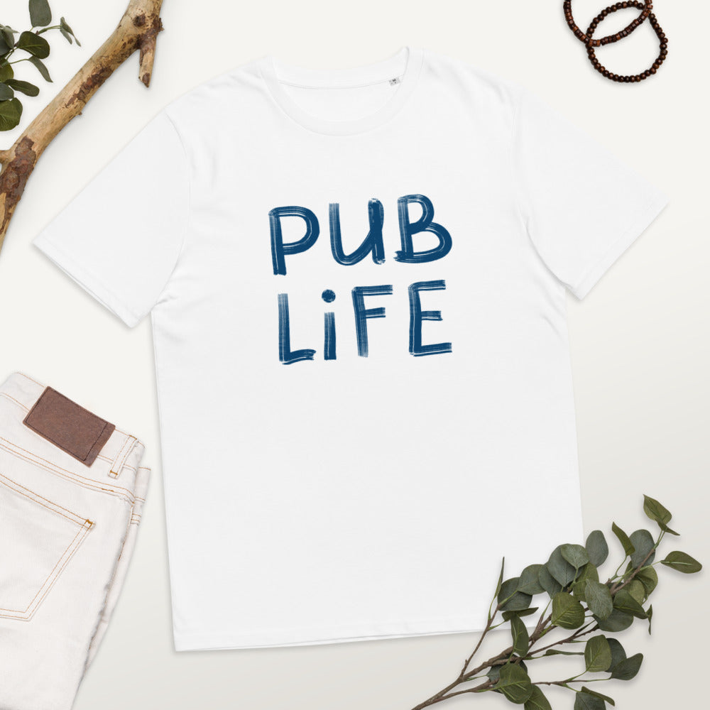 Pub Life Unisex organic cotton t-shirt