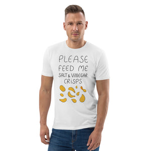 Feed me Crisps organic cotton t-shirt