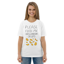 Load image into Gallery viewer, Feed me Crisps organic cotton t-shirt
