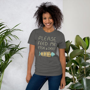 Feed me Fish & Chips Unisex T-Shirt