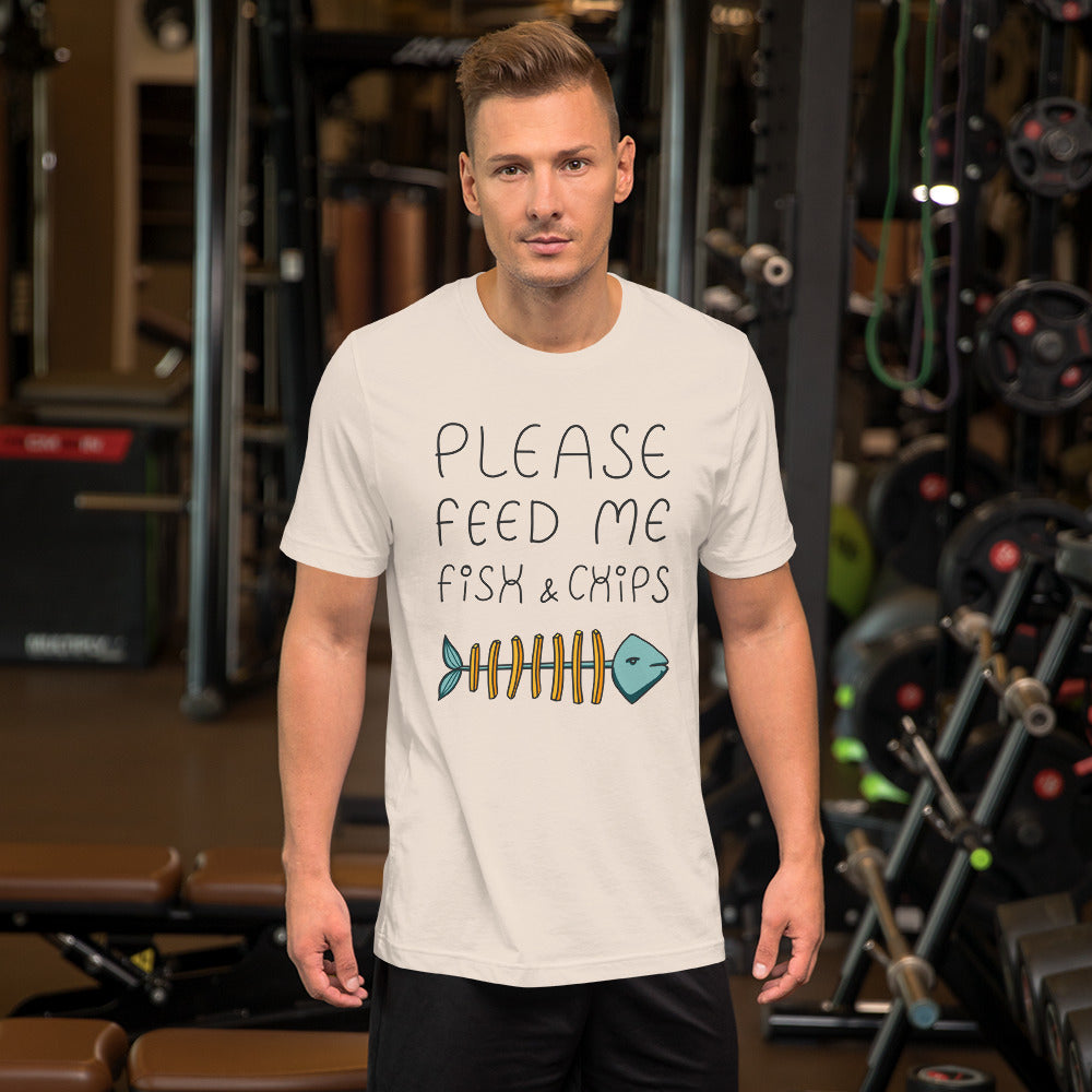 Feed me Fish & Chips Unisex T-Shirt