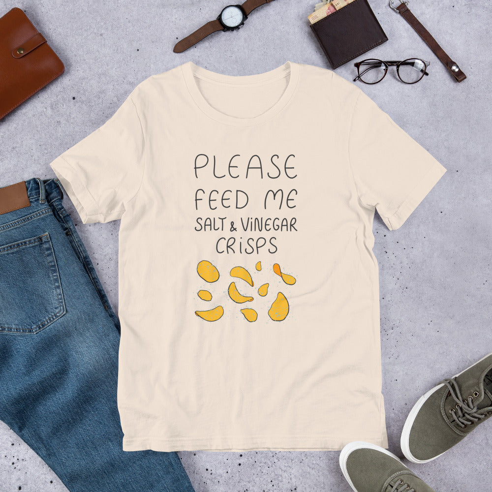 Feed me Crisps Unisex T-Shirt