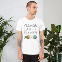 Load image into Gallery viewer, Feed me Fish &amp; Chips Unisex T-Shirt
