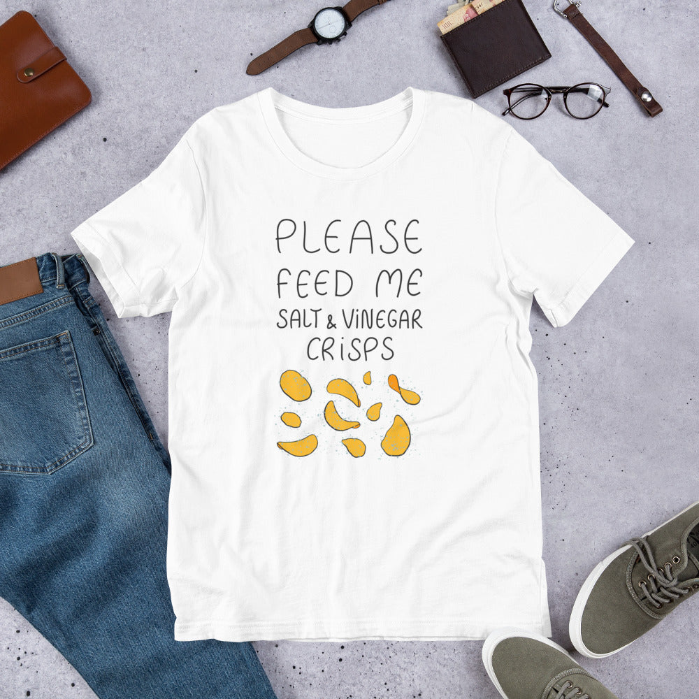 Feed me Crisps Unisex T-Shirt